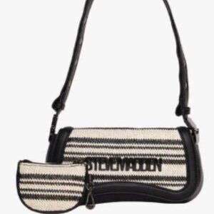 Steve Madden Woven Shoulder Bag with Matching Coin Purse